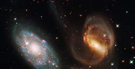 Snímek galaxie z Hubbleova teleskopu